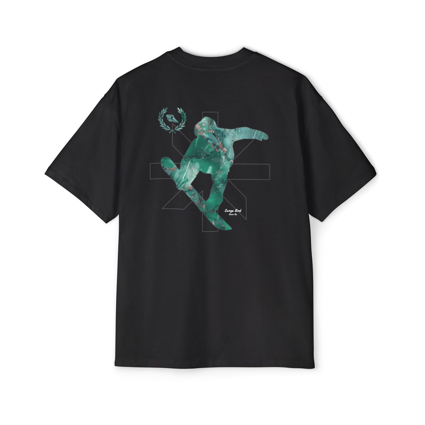 Marble Oversized Tee - Jade
