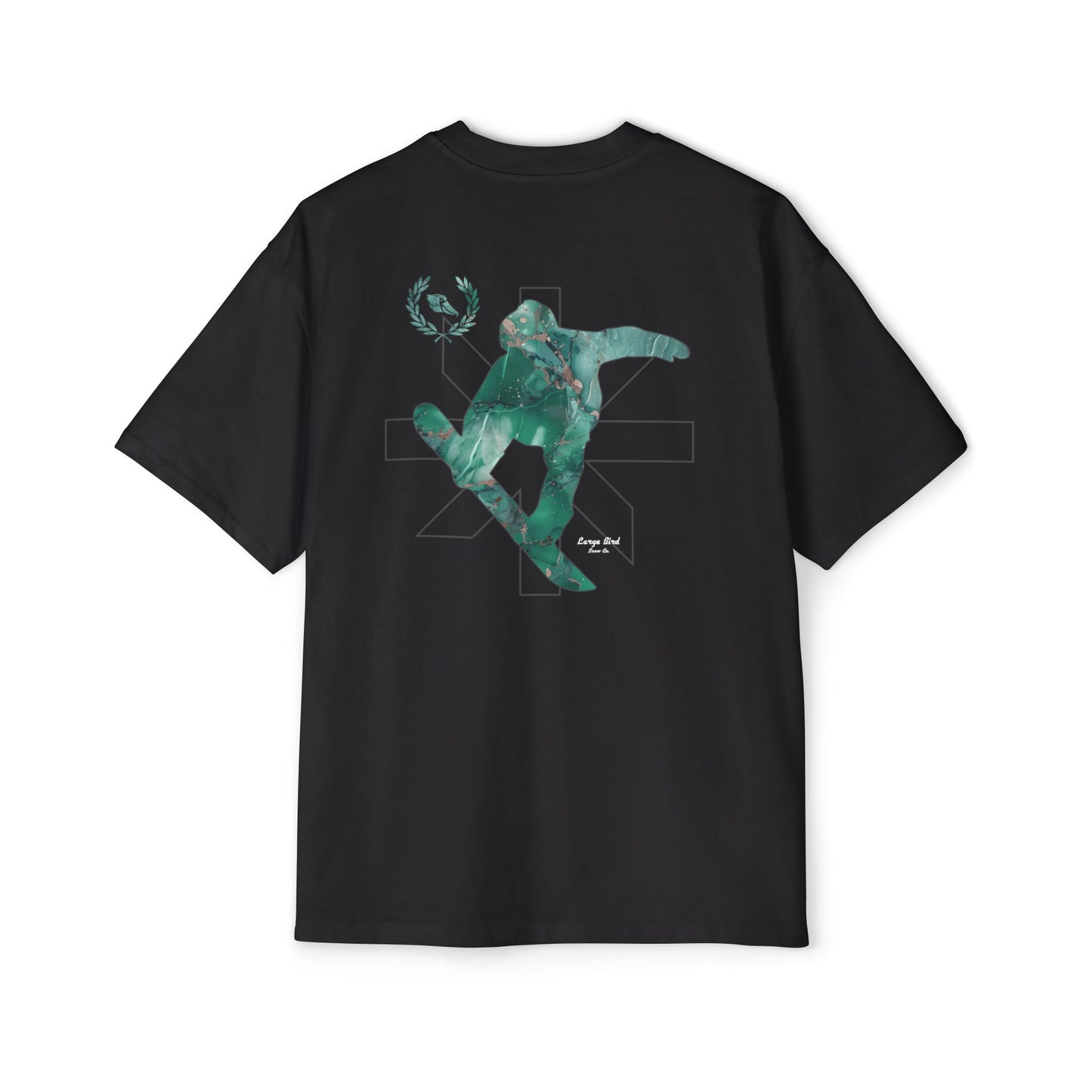 Marble Oversized Tee - Jade