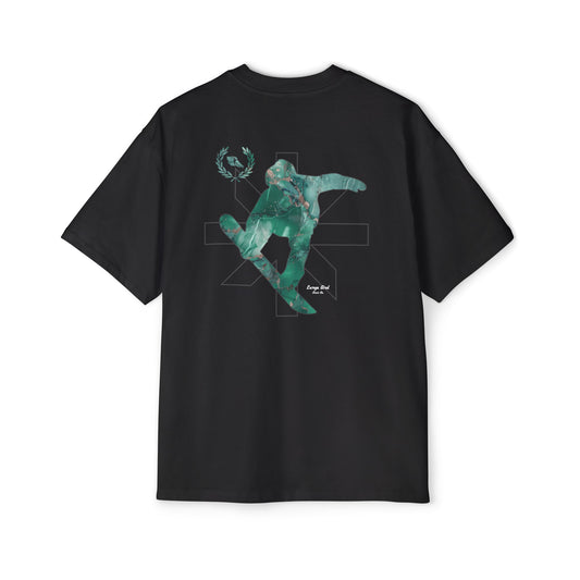 Marble Oversized Tee - Jade